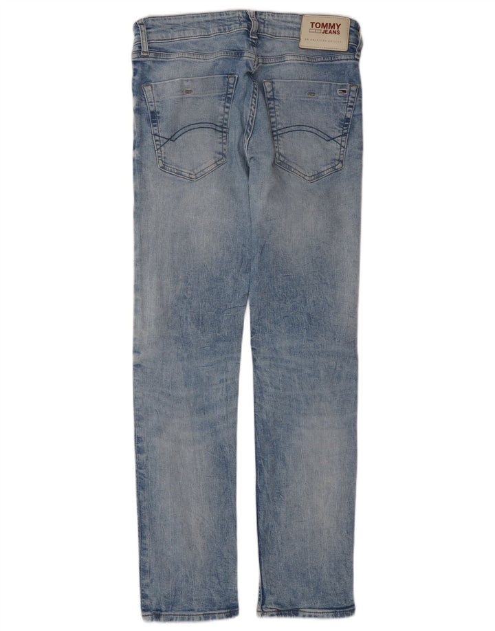 TOMMY HILFIGER Slim Jeans til mænd W29 L30 Blå Bomuld