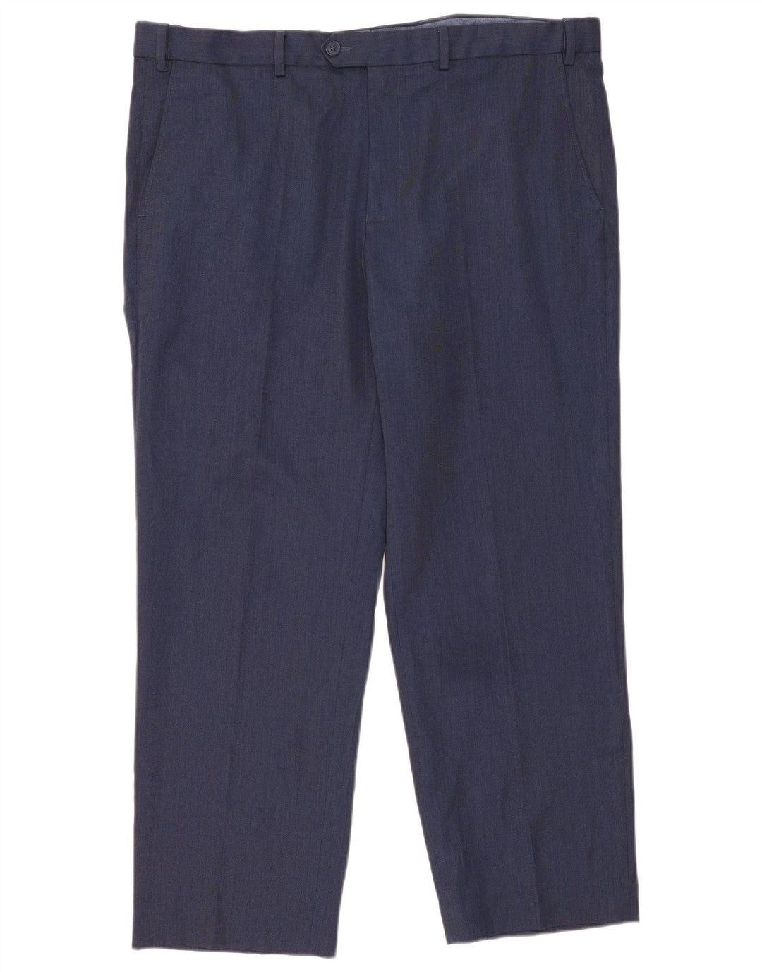 Marks & Spencer Straight Suit bukser til mænd W40 L29 Marineblå polyester