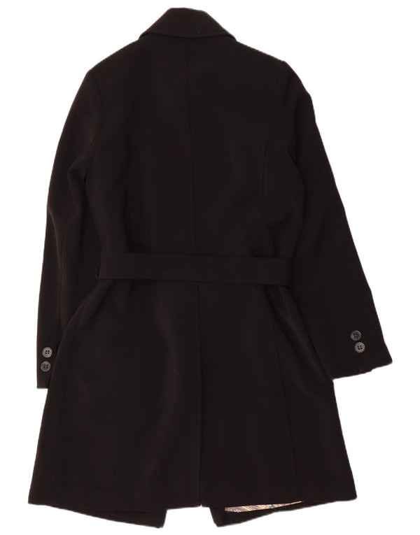London Fog Dame Oversized Overfrakke UK 6 XS Sort Polyester