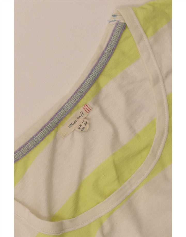 White Stuff Dame T-Shirt Top UK 10 Small Multicolored Striped