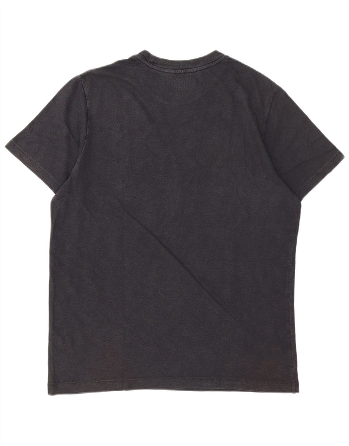 Aeropostale Herre grafisk T-shirt Top Medium Sort Bomuld