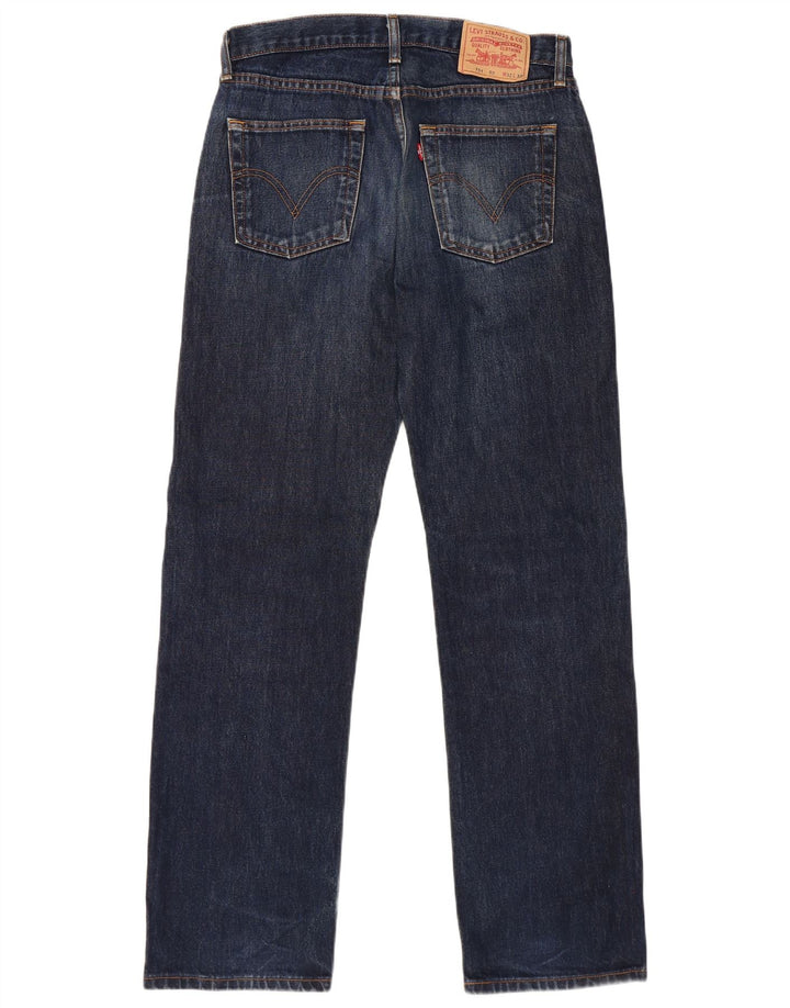 Levi's Dame 751 Straight Jeans W32 L32 Blå Bomuld
