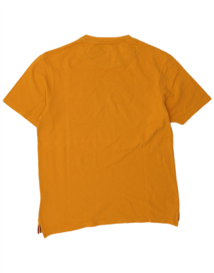 Zara Herre T-Shirt Top Medium Gul