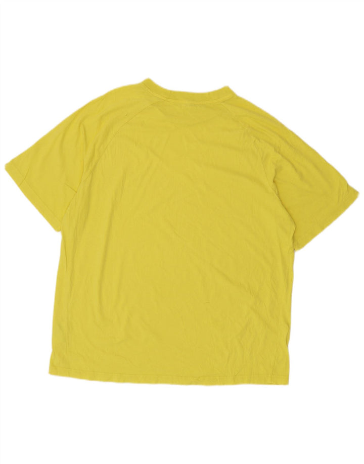 Cos Herre T-Shirt Top Medium Gul Bomuld
