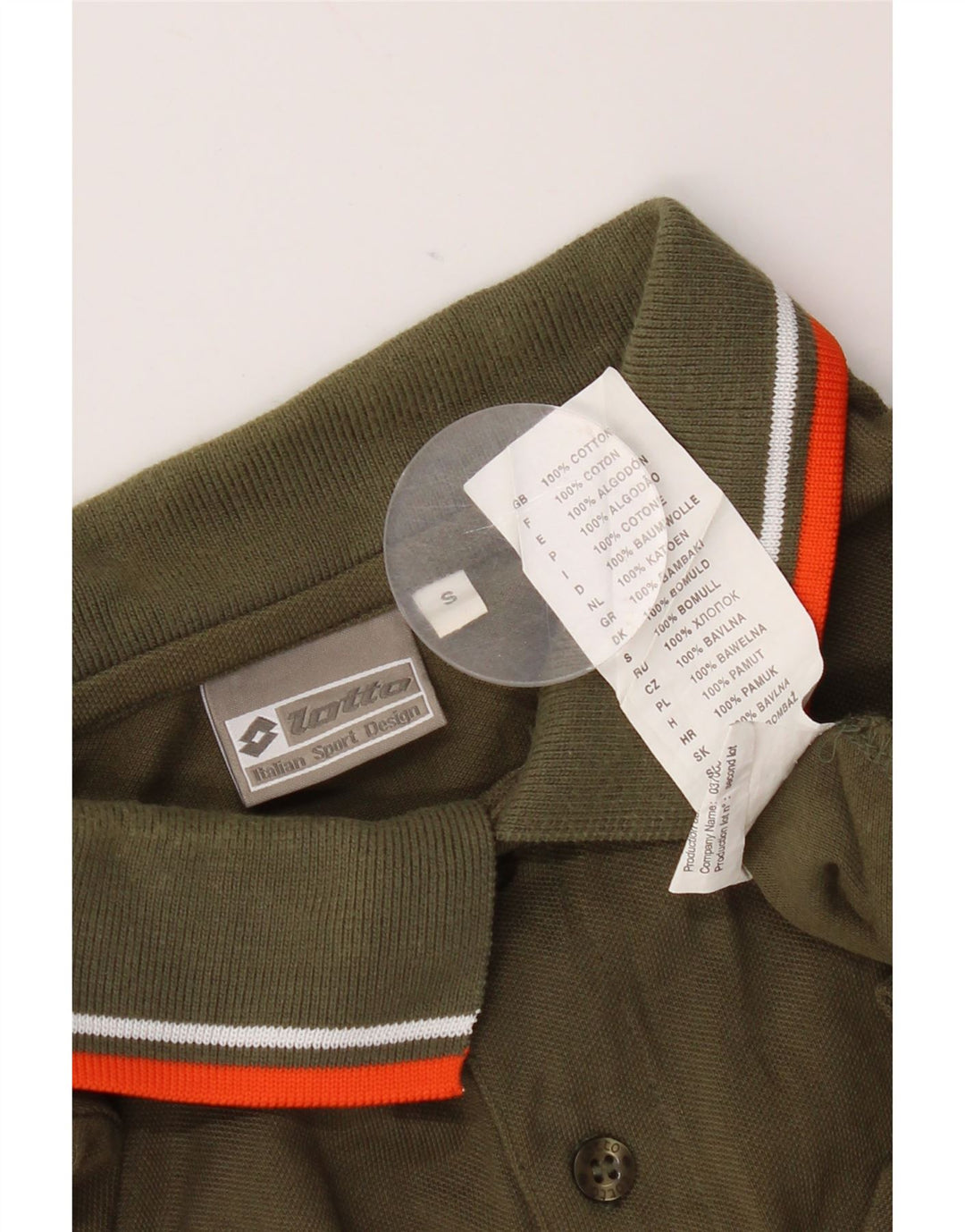 Lotto Herre Polo Shirt Lille Khaki Bomuld