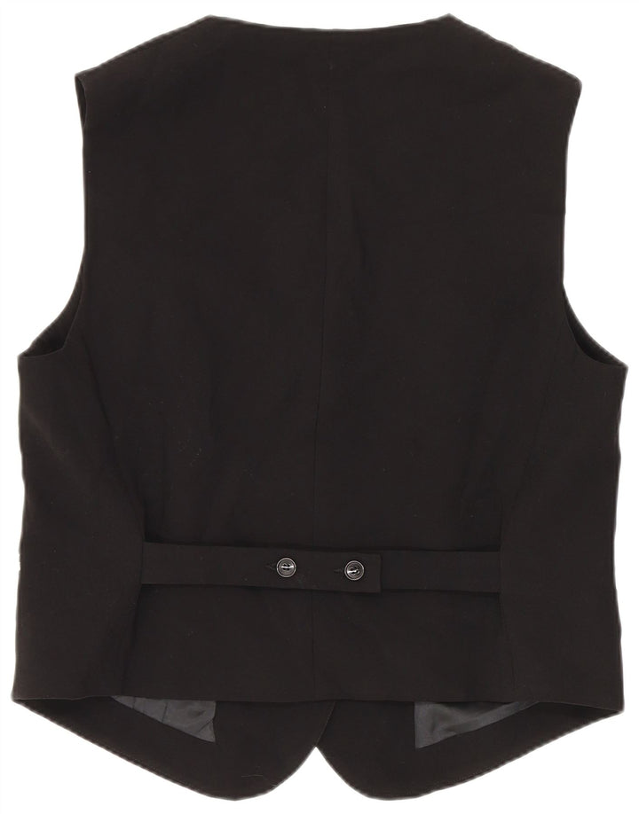 Zara Damevest UK 14 Stor sort polyester