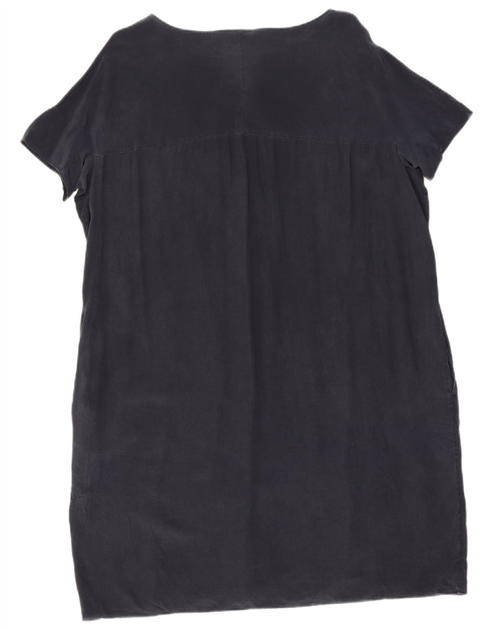 Aspesi Damekjole IT 42 Medium Marineblå Silke