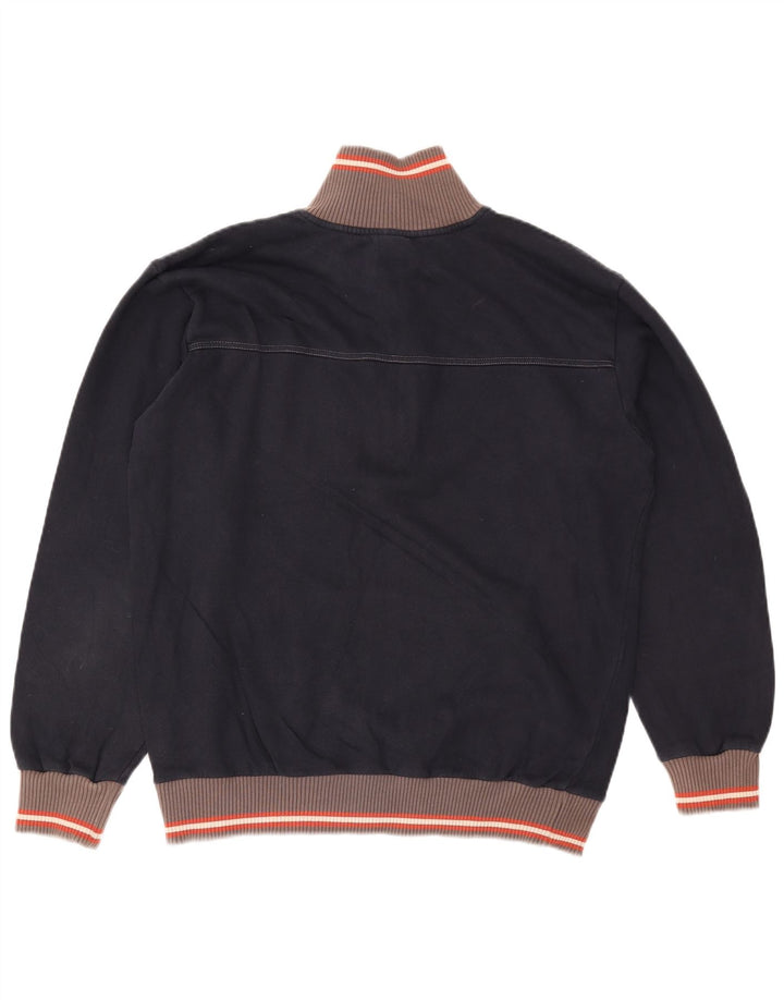 CHAMPION Sweatshirt med lynlås til mænd, stor marineblå farveblok