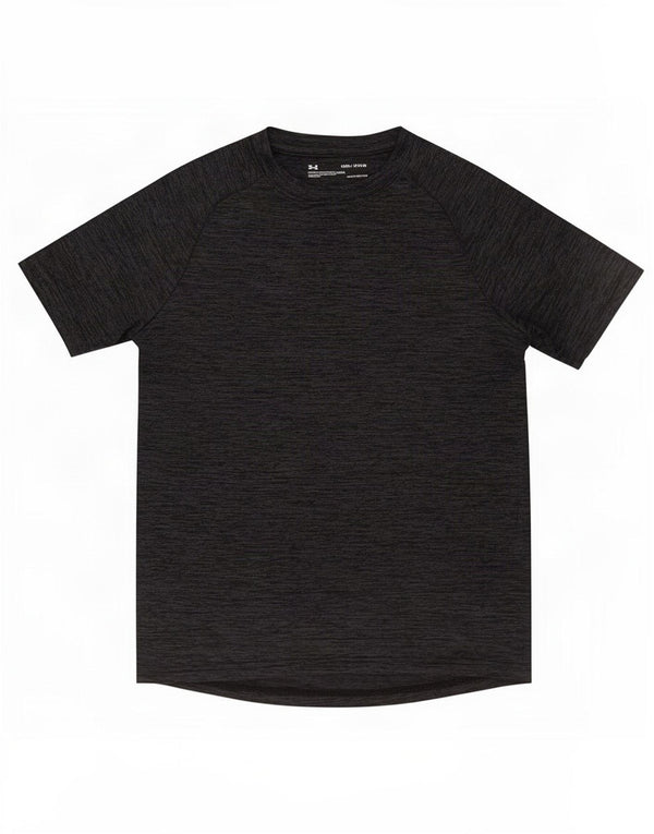 Under Armour Boys Heat Gear T-Shirt Top 9-10 år Medium Grå Flecked