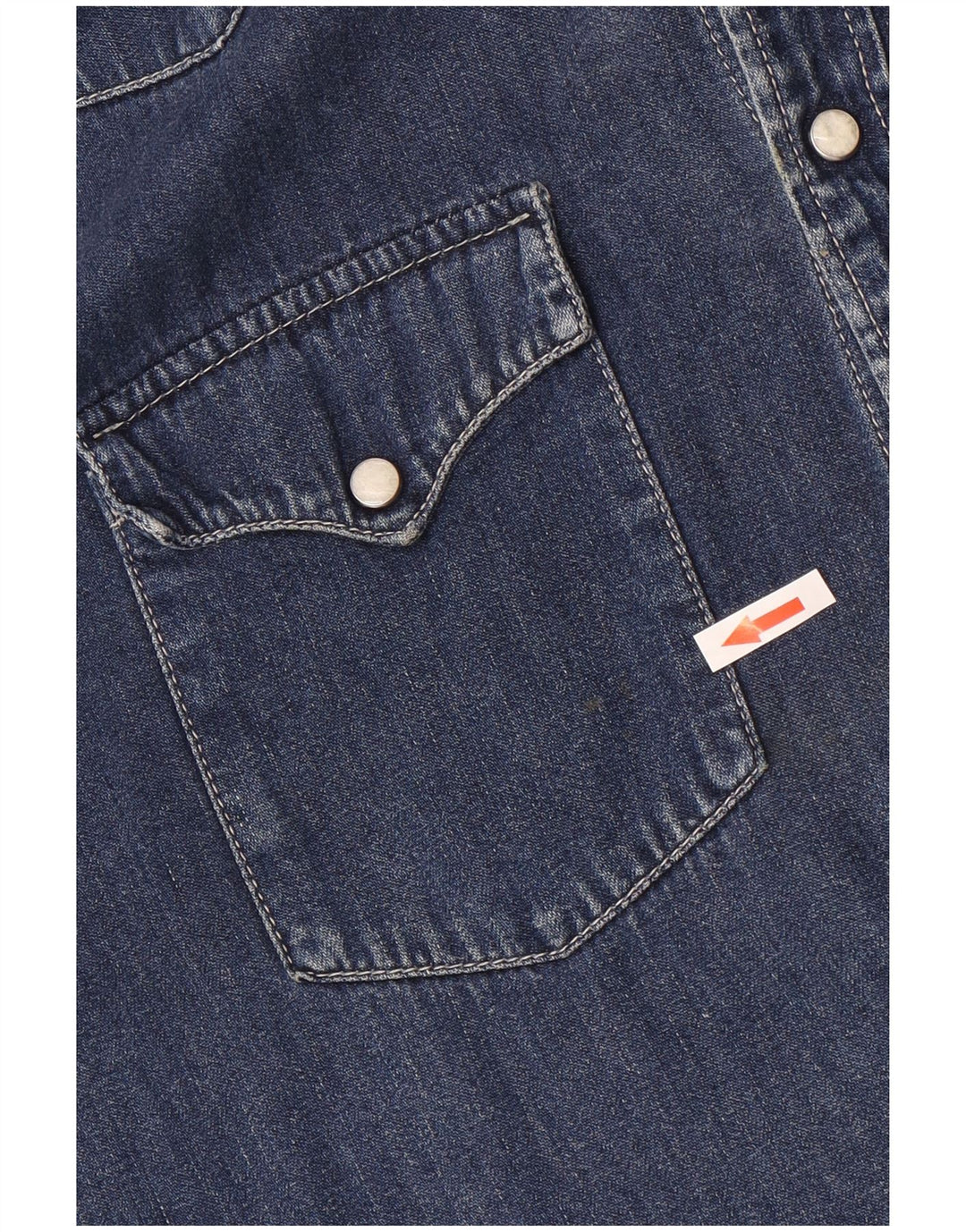 Levi's Denimskjorte til mænd, medium blå bomuld