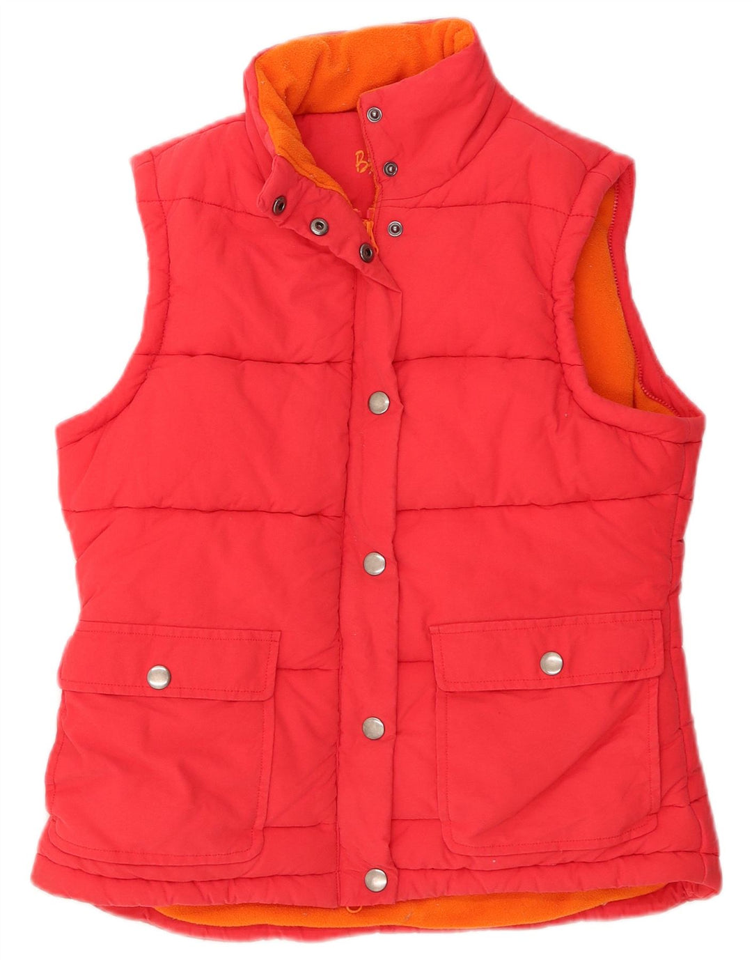 Boden Dame Polstret Gilet UK 10 Small Pink Bomuld