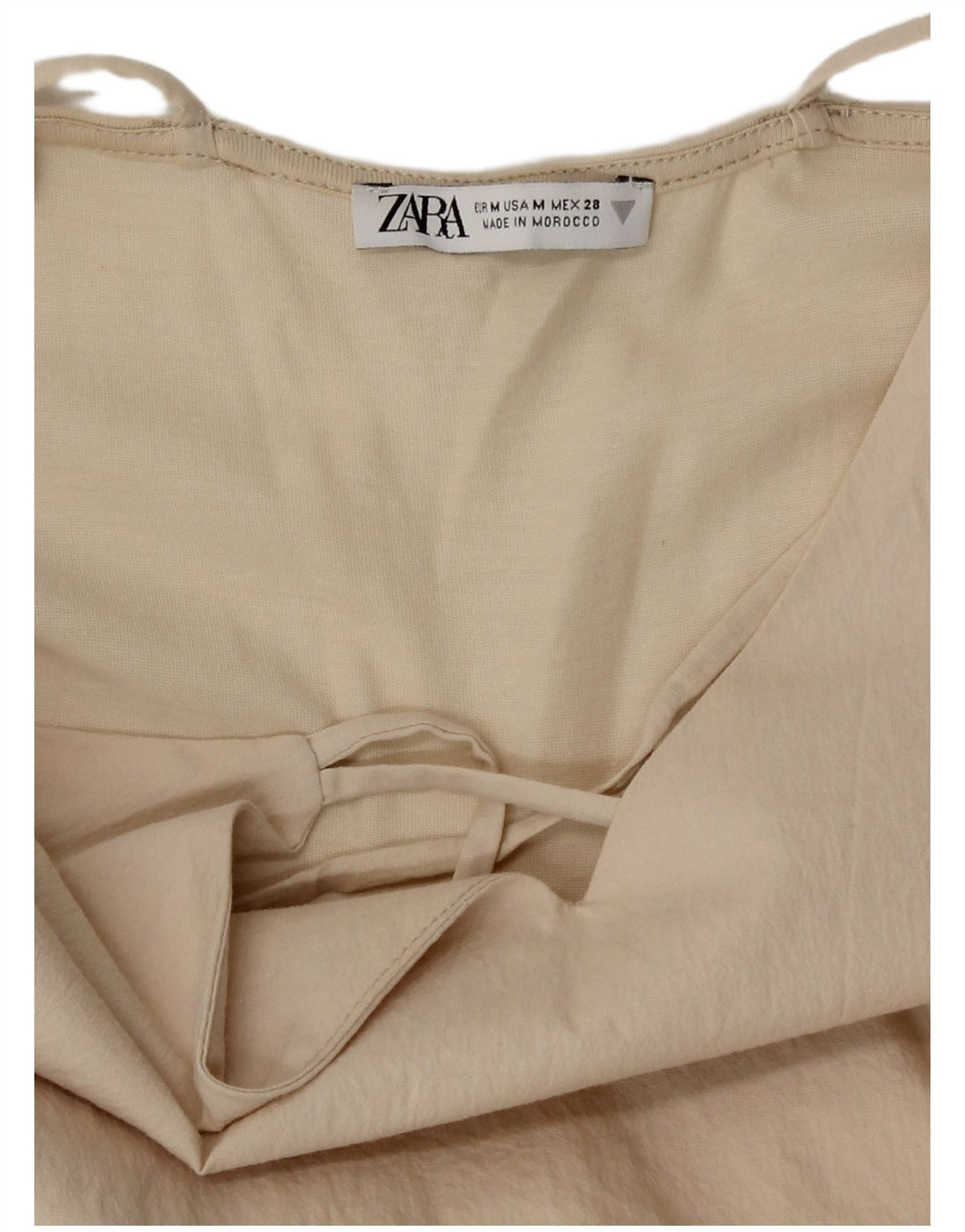 Zara Dame Sundress UK 14 Medium Beige