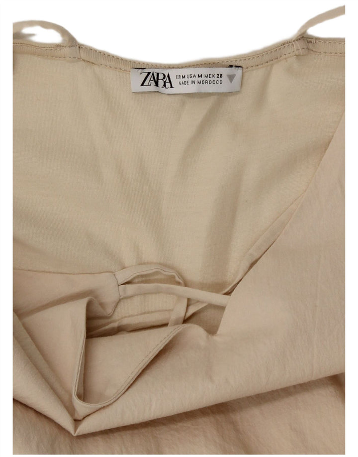 Zara Dame Sundress UK 14 Medium Beige