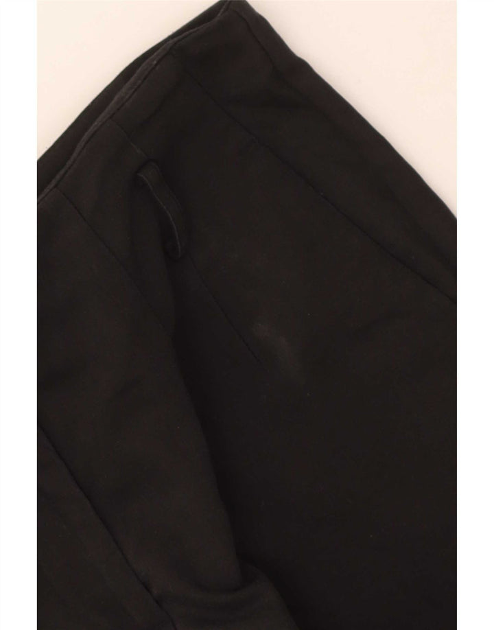 Zara Straight Cropped Bukser Medium W28 L25 Sort Bomuld