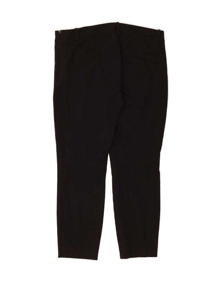 J. CREW Womens Minnie Slim Cropped Trousers US 8 Medium W32 L26 Black Vintage J. Crew and Second-Hand J. Crew from Messina Hembry 
