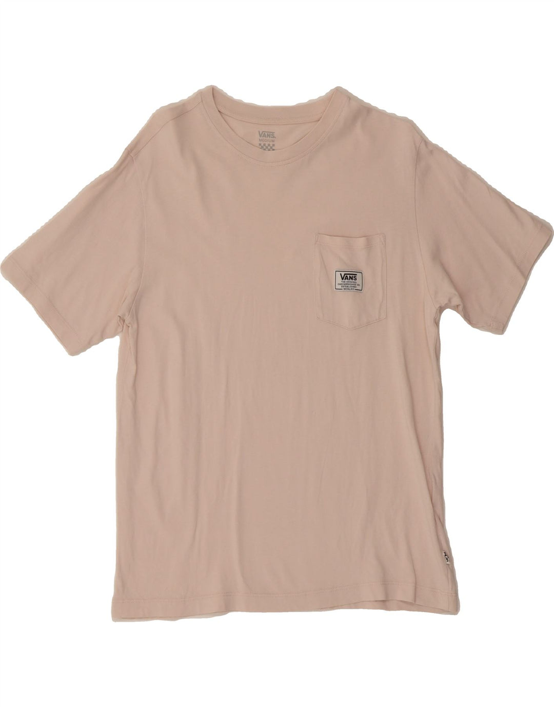 VANS Mens T-Shirt Top Medium Pink Vintage Vans and Second-Hand Vans from Messina Hembry 