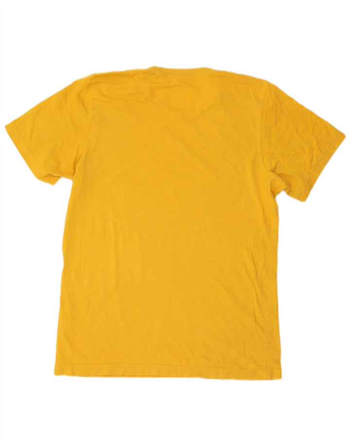 Adidas Herre grafisk T-shirt Top Medium Gul Bomuld