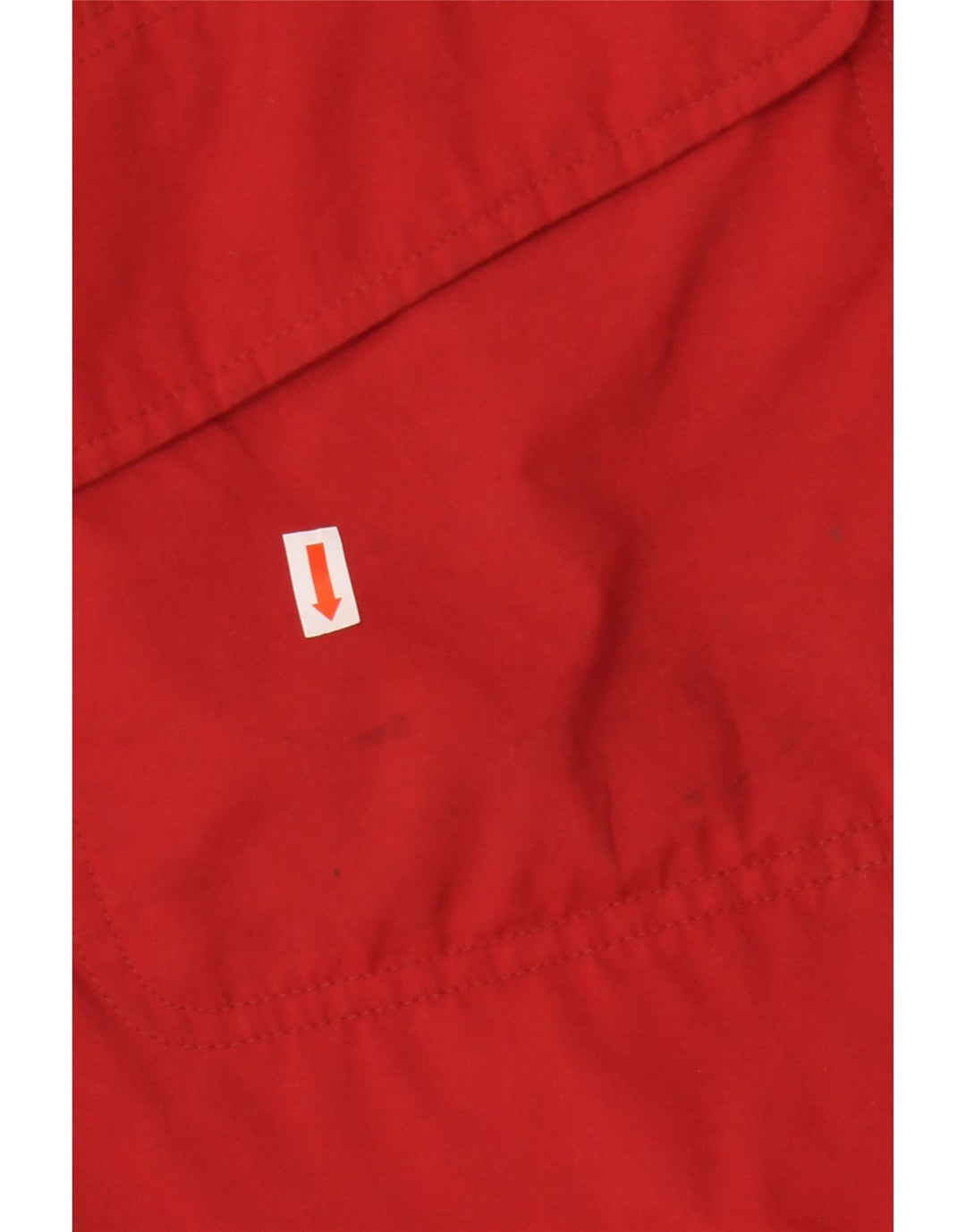 Vintage oversize hættejakke til kvinder IT 44 Medium Rød