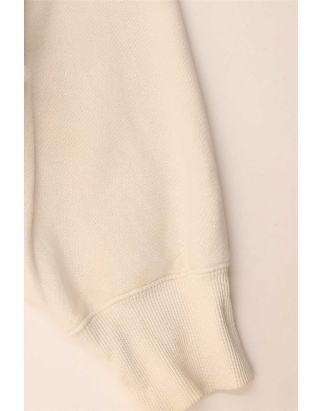 Nike Womens Crop Oversized Sweatshirt Jumper UK 14 Medium White Bomuld