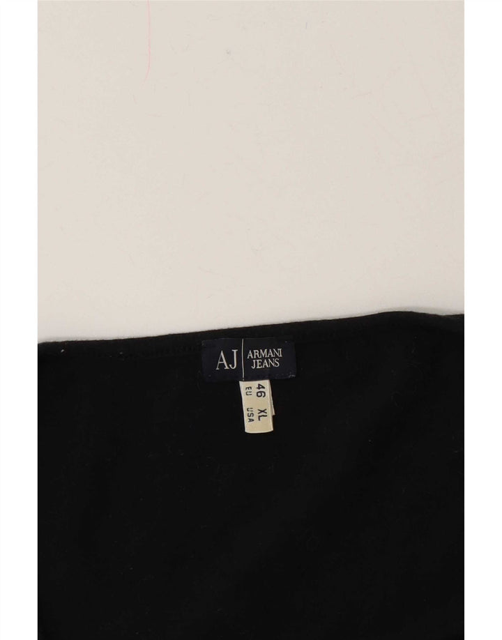 Armani Jeans T-Shirt Top EU 46 XL Sort