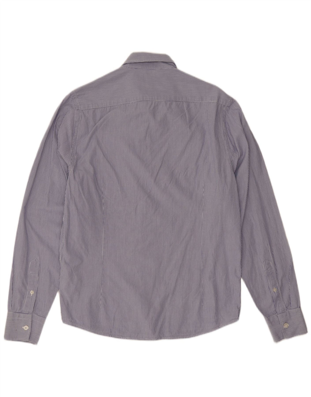 Rifle Herreskjorte Medium Blue Pinstripe Bomuld