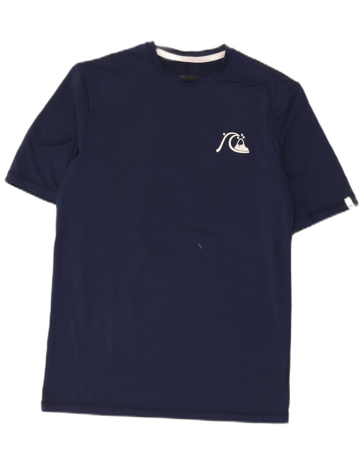 Quiksilver Boys T-Shirt Top 15-16 år XL Marineblå Polyester
