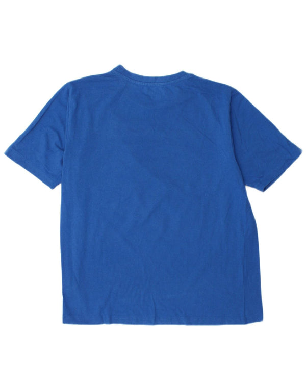 AUSTRALIAN L'ALPINA Herre T-shirt Top Medium Blue Bomuld