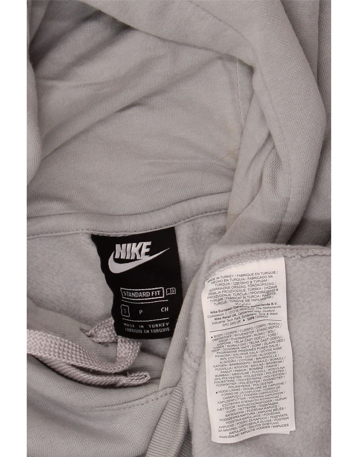Nike Standard Fit hættetrøje til mænd, lille grå bomuld