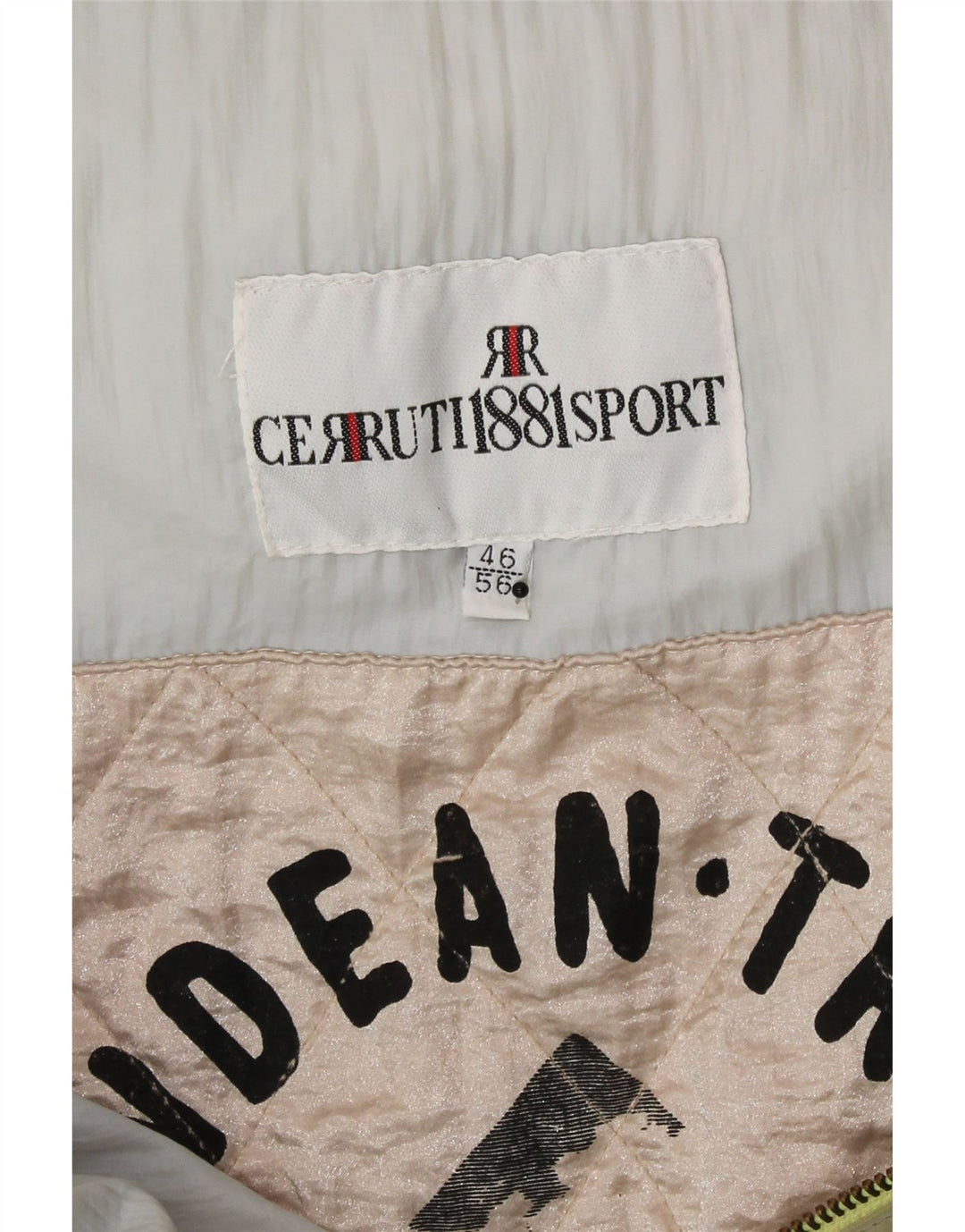 Cerruti 1881 Dame Hætte Oversized Polstret Jakke IT 46 Large Khaki