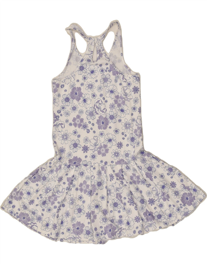 BENETTON Girls Sundress 5-6 Years White Floral | Vintage Benetton | Thrift | Second-Hand Benetton | Used Clothing | Messina Hembry 