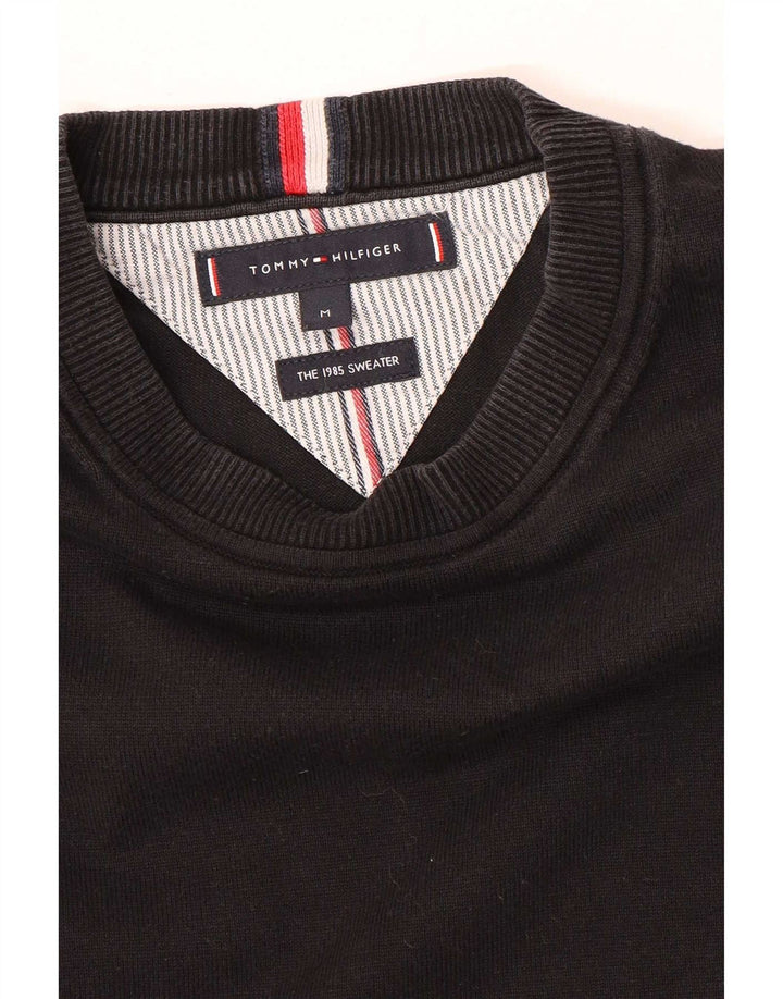 Tommy Hilfiger Herre Crew Neck Jumper Sweater Medium Sort