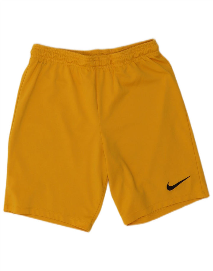 Nike Herre Dri Fit Sportshorts Medium Gul Polyester