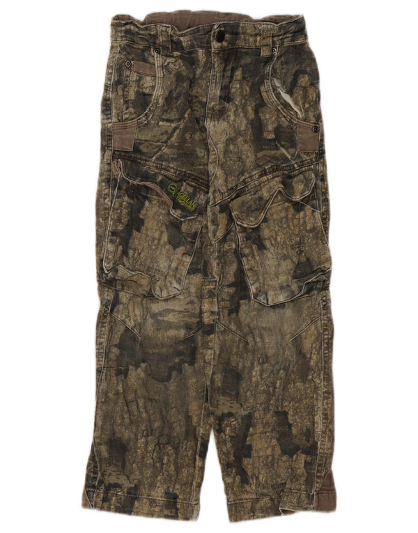 Magellan Boys Straight Cargo Bukser 6-7 år XS W22 L21 Khaki Camouflage
