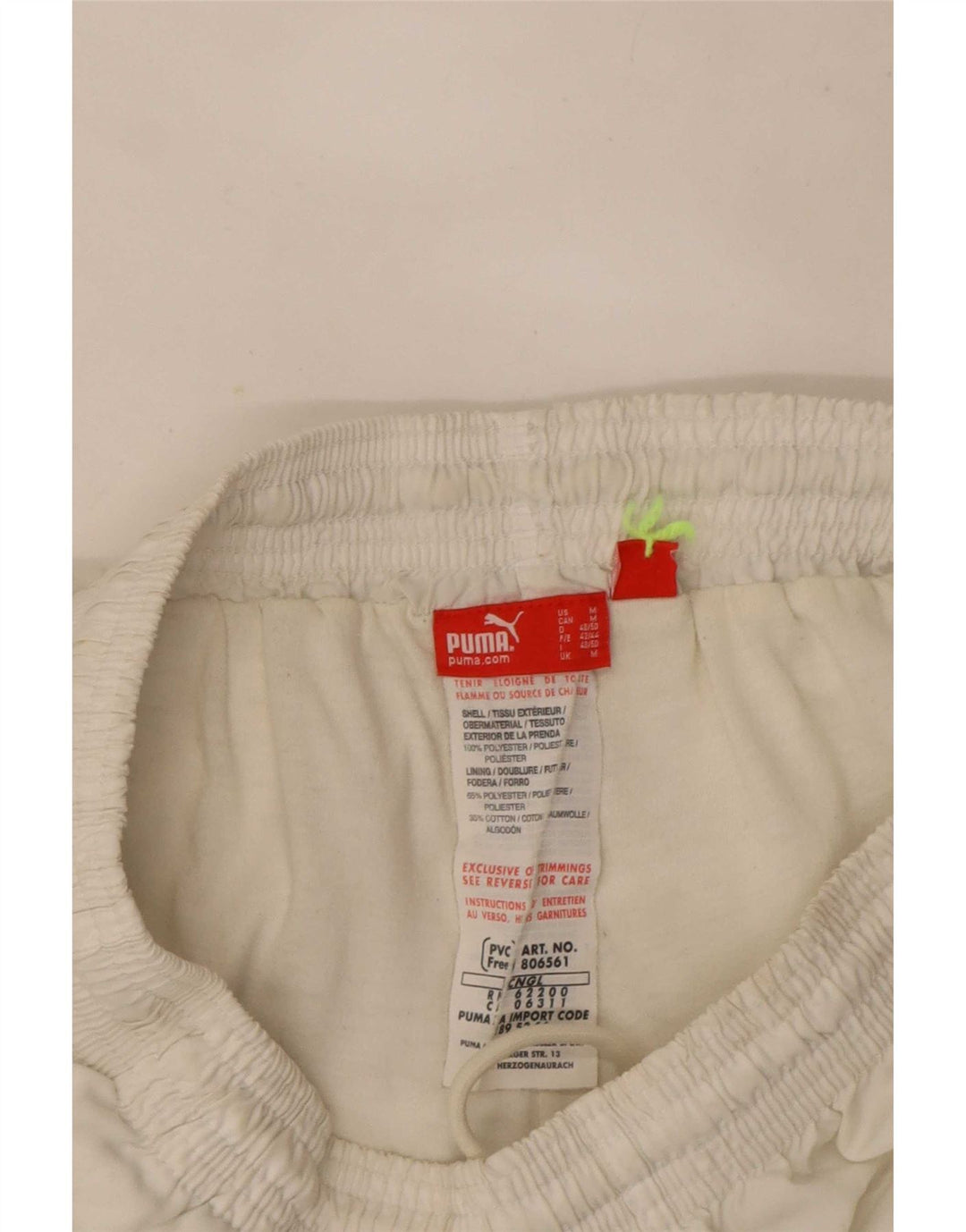 Puma Herre Sportshorts Medium Hvid Polyester