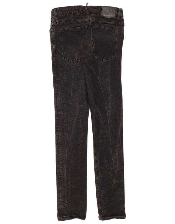 Tommy Hilfiger Dame Skinny Jeans W28 L32 Sort Bomuld