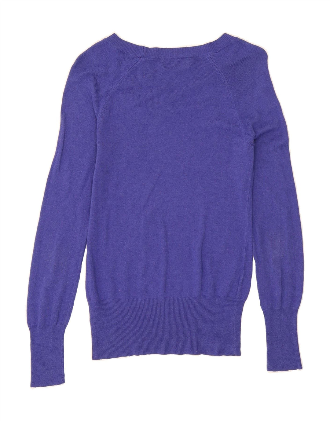 MOSSIMO Womens Boat Neck Jumper Sweater UK 6 XS Blue Nylon Vintage Mossimo and Second-Hand Mossimo from Messina Hembry 