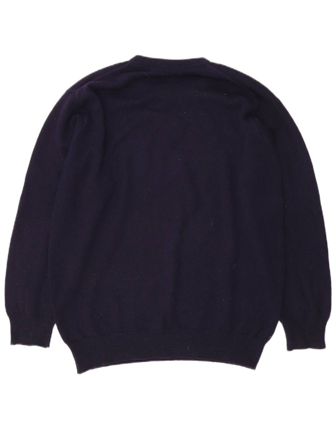 Lyle & Scott Herre sweater med rund hals, medium marineblå