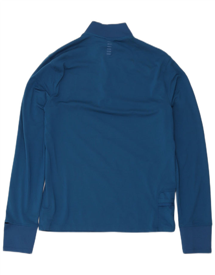 Under Armour Herre Zip Neck Pullover Træningsdragt Top Medium Blue
