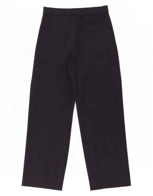 Zara Herre Lige Casual Bukser EU 38 Small W30 L30 Navy Blue Check