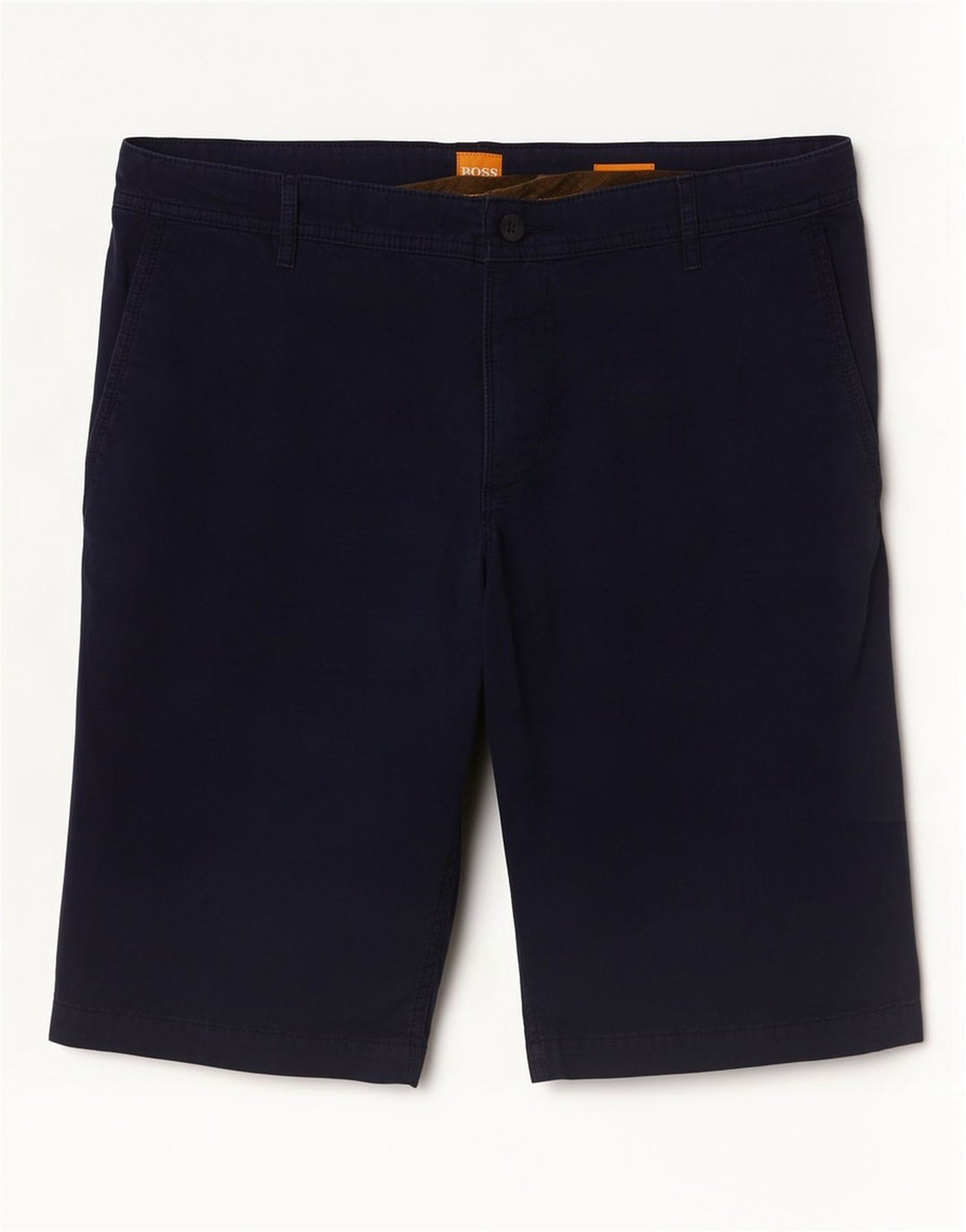 Hugo Boss Herre Chino Shorts W36 Large Navy Blue Bomuld