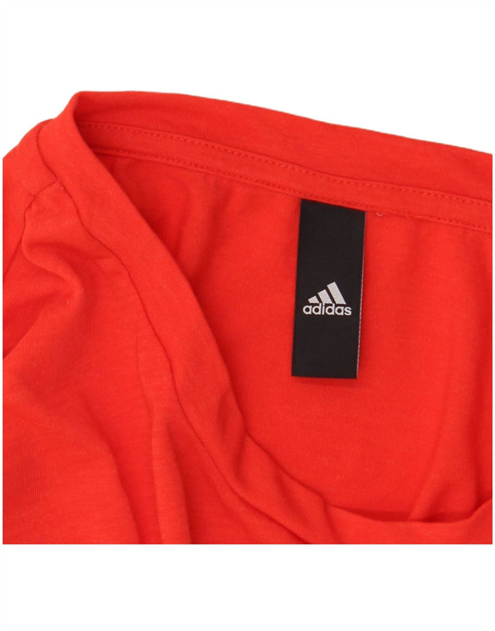 Adidas Herre T-Shirt Top XL Rød