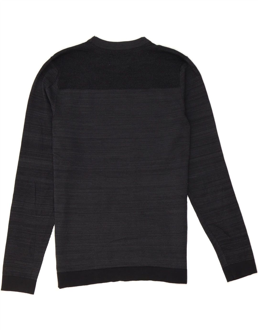 JACK & JONES Mens Slim Sweatshirt Jumper Large Navy Blue Vintage Jack & Jones and Second-Hand Jack & Jones from Messina Hembry 