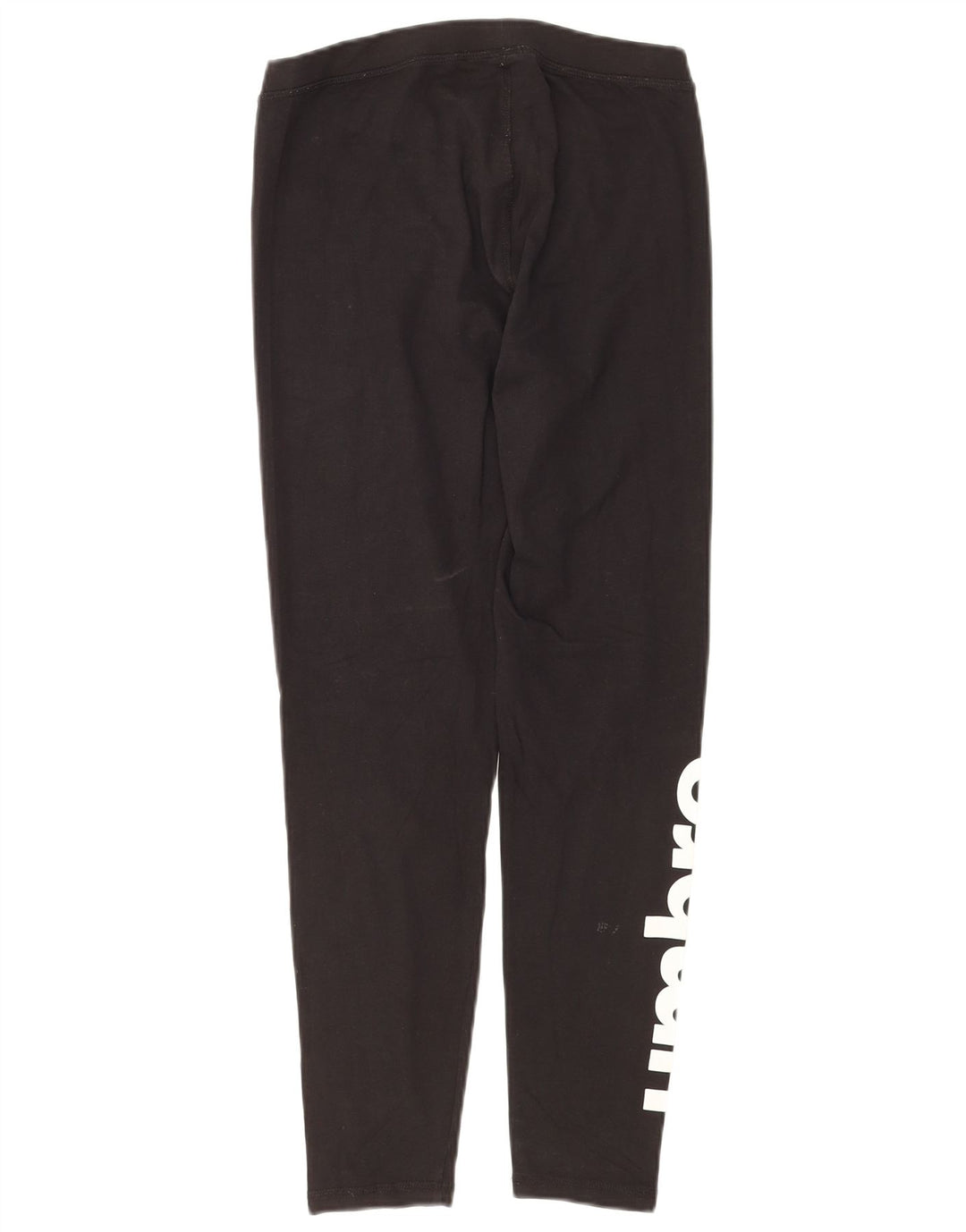 UMBRO Womens Crop Grafiske Leggings UK 12 Medium Black Bomuld