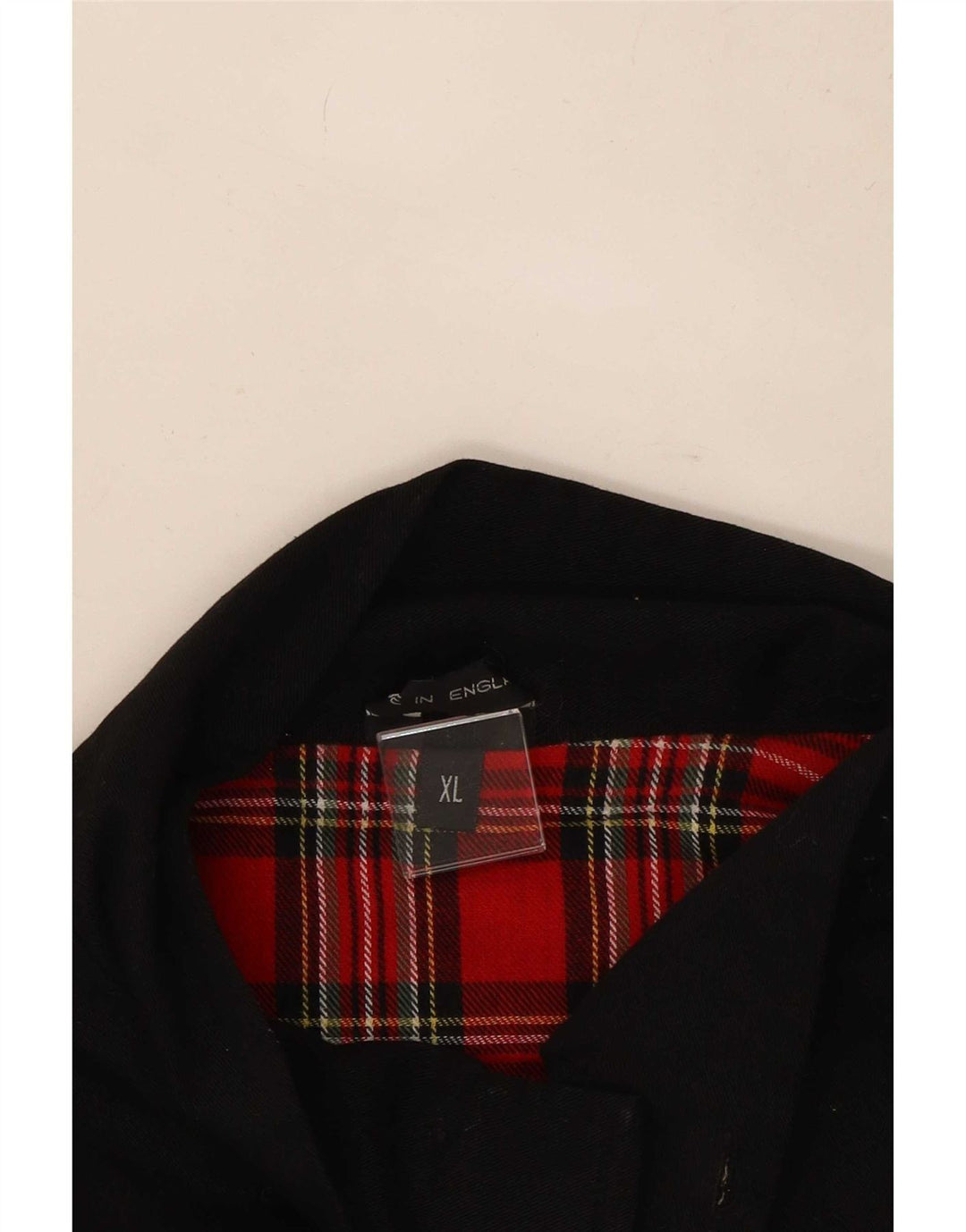 Vintage Bomber Jacket UK 42 XL sort polyester