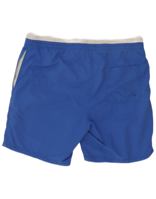 Diadora Herre grafiske svømmeshorts XL Blå Colourblock