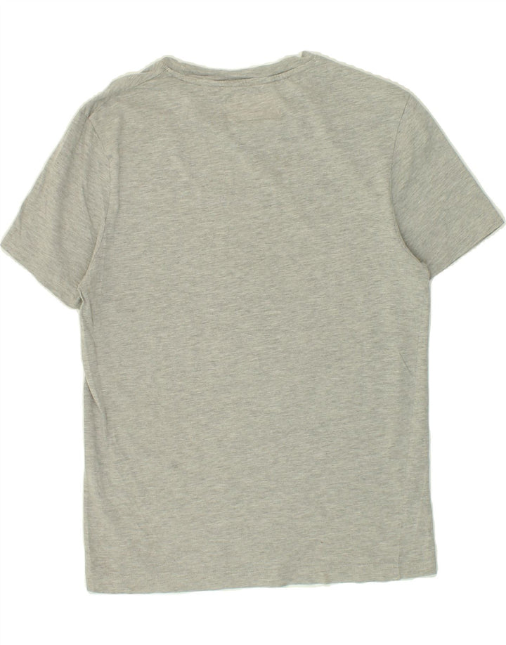 JULES Womens Regular Graphic T-Shirt Top UK 10 Small Grey Cotton Vintage Jules and Second-Hand Jules from Messina Hembry 