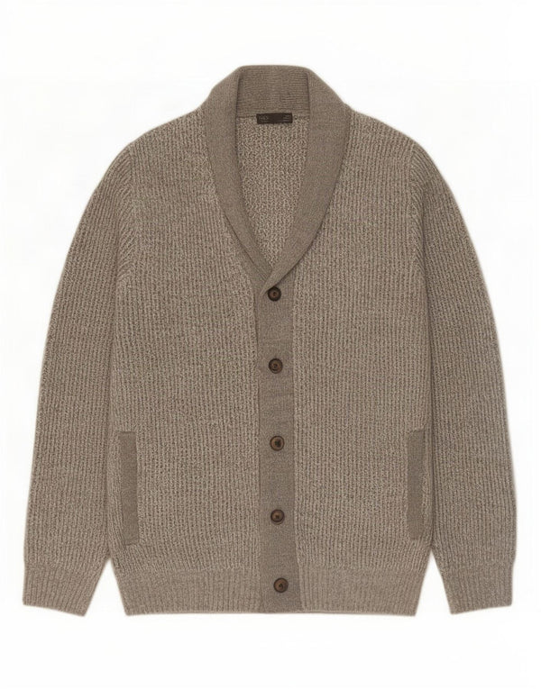 Marks & Spencer Herre Cardigan Sweater 2XL Grå Akryl
