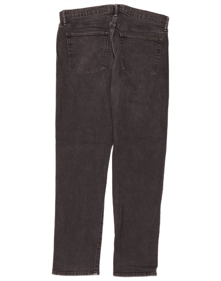 Gap Herre Slim Tapered Jeans W32 L32 Sort Bomuld