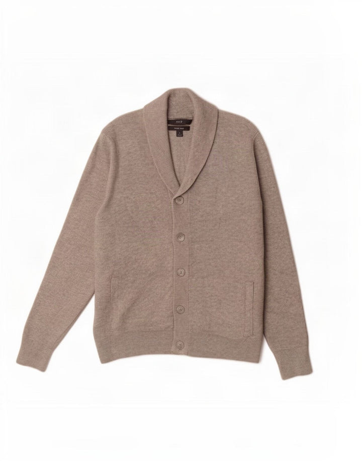 Marks & Spencer Herre Shawl Neck Cardigan Sweater Medium Grey Polyester