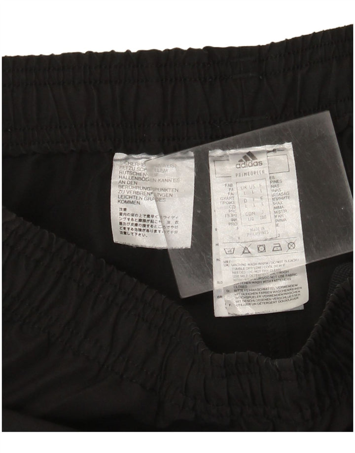 Adidas Herre Aeroready Graphic Tracksuit Bukser Large Black Polyester